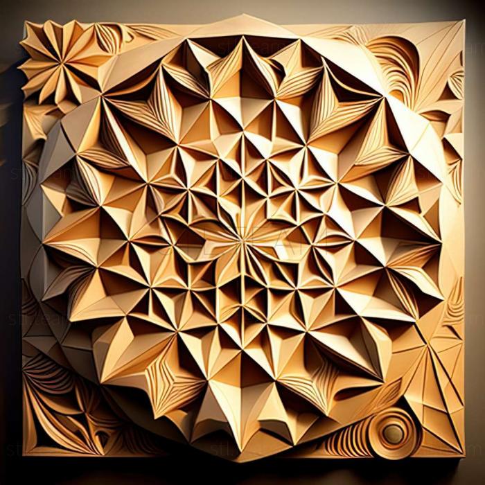 3D model sacred geometry (STL)